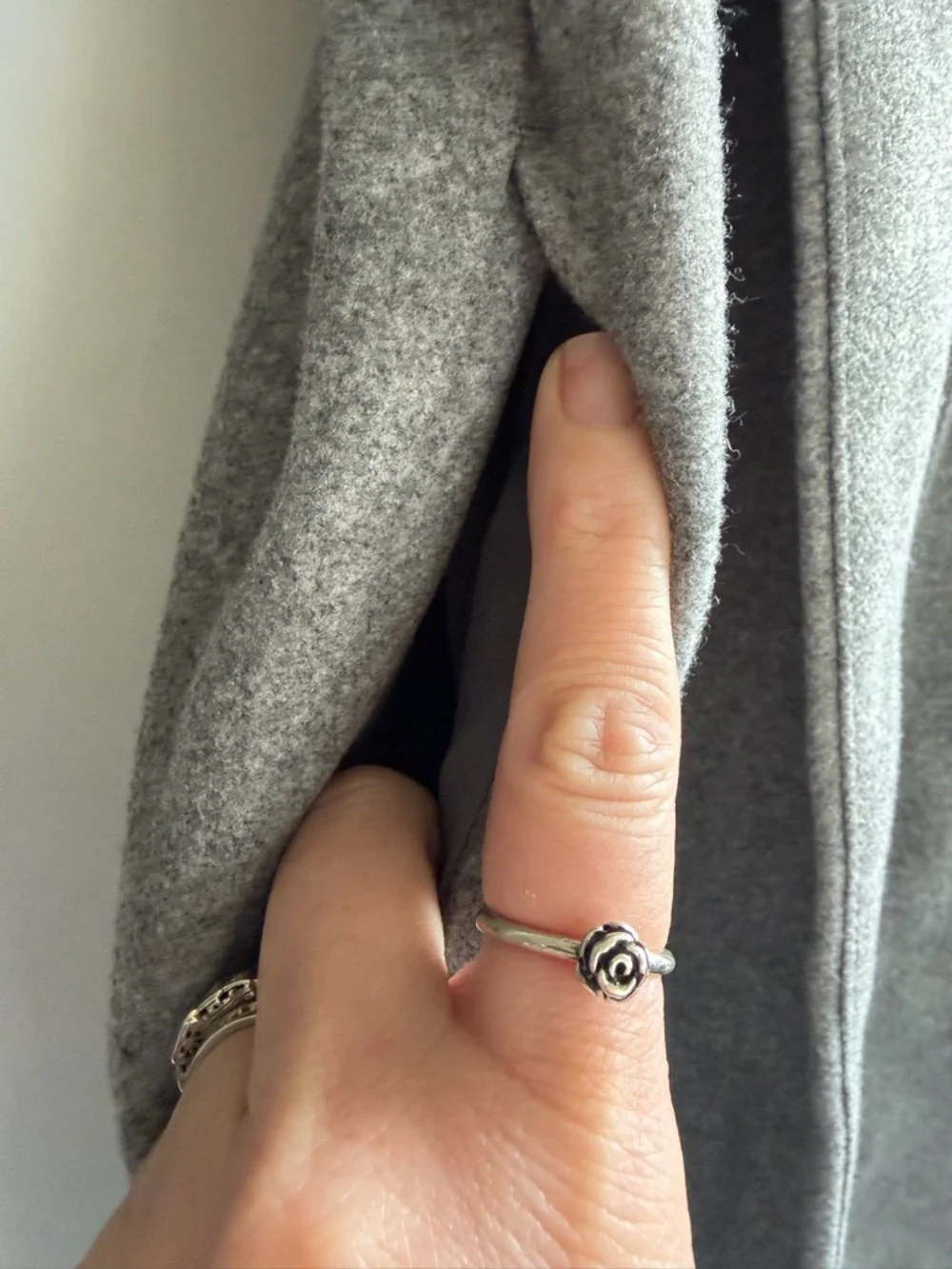 Love Tree Gray Chic and Style Crewneck Sweater - Picture 6 of 7